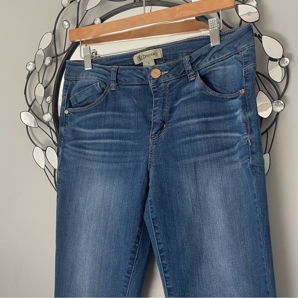 DEMOCRACY Jeans Freedom ankle skimmer Denim size 8 -C - Picture 9 of 14
